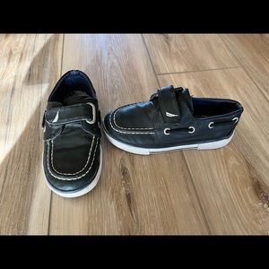 Little Boys Nautica Boat Shoes Size 10T